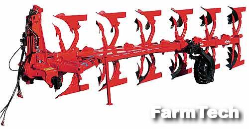 Плуг 3-7-ми корпусной оборотный навесной Kuhn Vari-Master 182 T