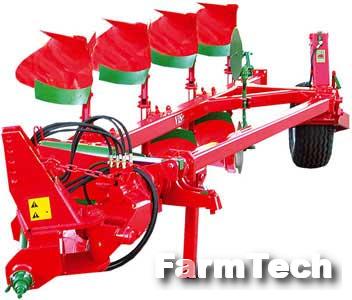 Плуг 4-8-ми корпусной оборотный полунавесной Unia Vis XLS 6+1