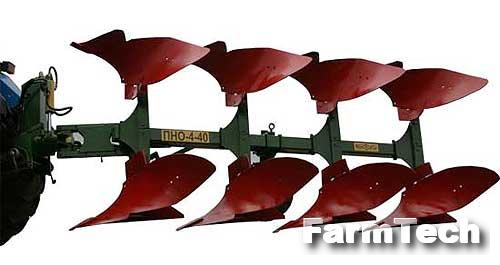 Плуг 4-х корпусной навесной оборотный МРЗ ПНО-4-40К