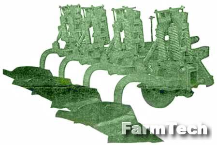 Плуг 4, 7-ми корпусный навесной Оршаагропроммаш ПГП-4 (7)-40-Б2