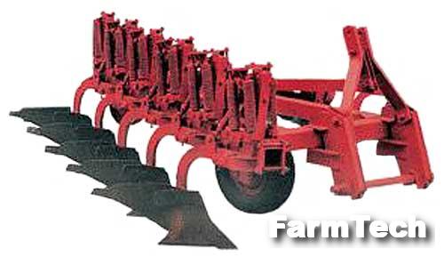 Плуг 5-6-ти корпусный отвальный с пружинными предохранителями МЗШ ПКМ-5(6)-35