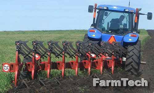 Плуг 5-9-ти корпусной полунавесной одноколесный Gregoire Besson SP 9