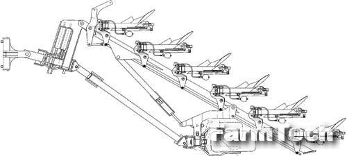 Плуг 5-9-ти корпусной полунавесной полнооборотный Rabe Kormoran 160