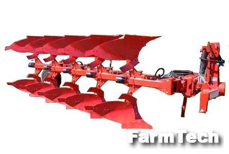 Плуг 5-ти корпусный оборотный навесной автоматический Югсельмаш ПОНА-5