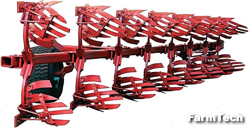 Плуг 5, 8-ми корпусной оборотный ГКЗ ППО-8