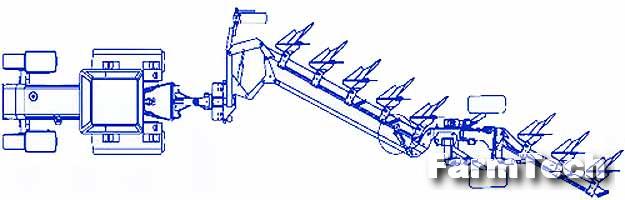 Плуг 6-10-ти корпусной полунавесной полнооборотный Rabe Marabu VHA 180 C