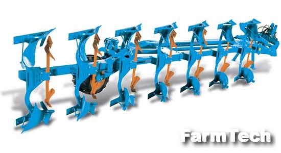 Плуг 6-9-ти корпусной полунавесной оборотный РусАгроМаш Агромаш ППО
