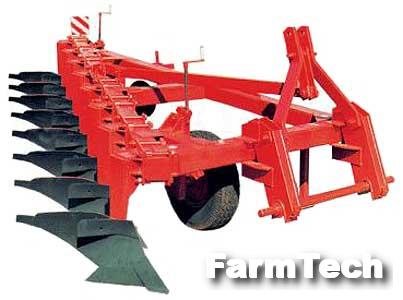 Плуг 8-ми корпусной навесной усиленный с изменяемой шириной захвата МЗШ ПН-8-35У