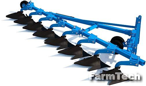 Плуг 8-ми корпусный навесной РЗЗ Finist ПНГ-8-50К
