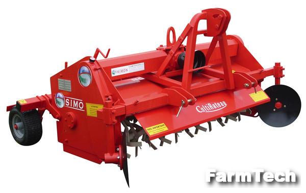 Культиватор с простыми граблями Simon Cultirateau F 165