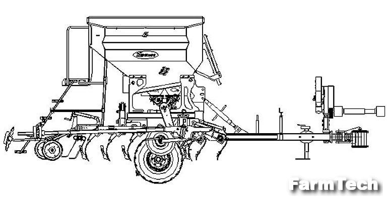 Сеялка пневматическая лаповая БЭМЗ СПЛ-6