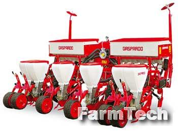 Сеялка пневматическая пропашная с телескопической рамой Gaspardo ST Teleskopic