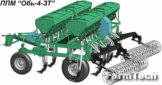Машина почвообрабатывающая посевная Обь-4-3Т