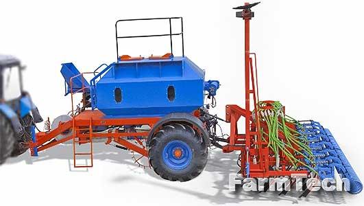 Сеялка прицепная зерновая пневматическая анкерная Донэйр-А СЗА-440/30-V4