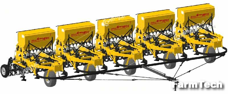 Сеялка стерневая прицепная Омич КСКП-2.1х6
