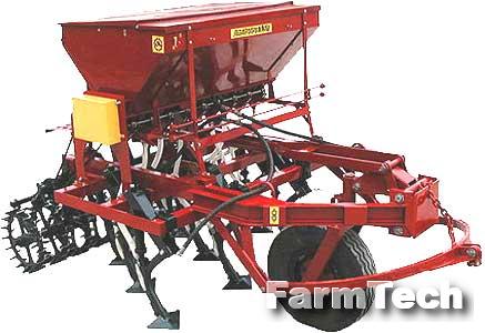 Сеялка-культиватор стерневая зернотуковая для разбросного посева СКС-2