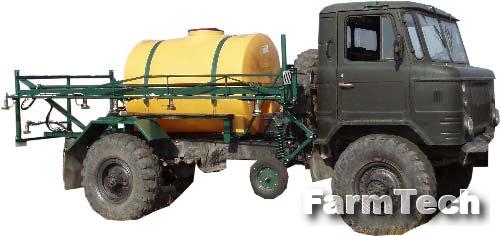 Опрыскиватель малообъемный на базе ГАЗ-66 Виктория