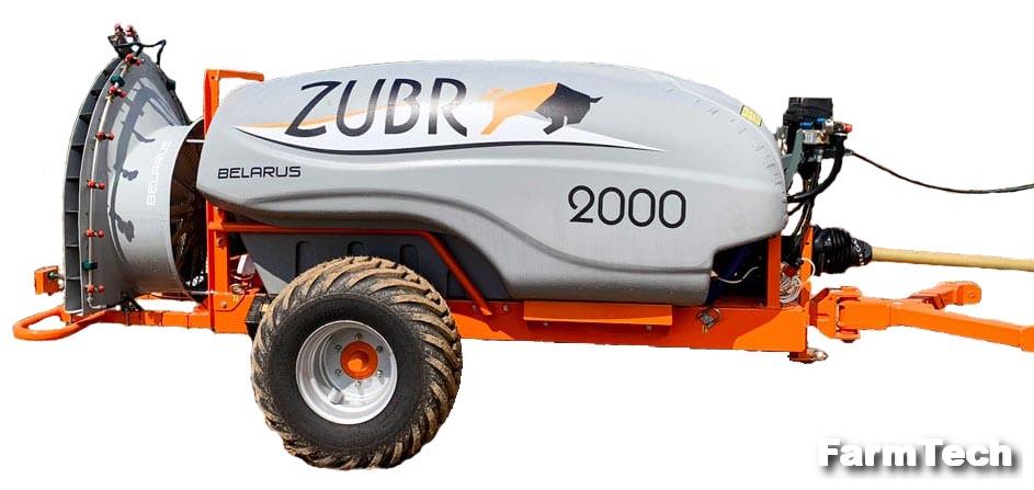 Опрыскиватель садовый прицепной вентиляторный с приставкой "Пирамида" СелАгро Зубр ПВ10.47.П1(К1)