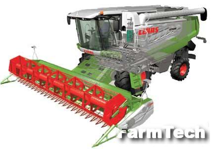 Комбайн зерноуборочный с роторным сепаратором Claas Lexion 580