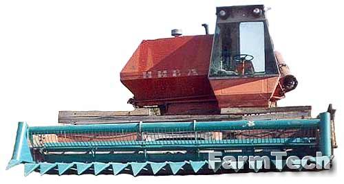 Приспособление для уборки подсолнечника на маслосемена КазНИИМЭСХ АУП-5