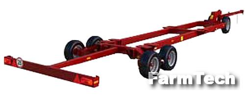 Тележка транспортная двухосная Клевер ТТ-4000