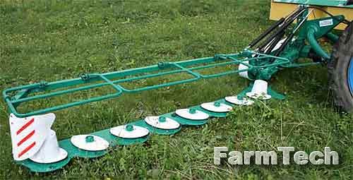 Косилка навесная роторная с шестеренчатым приводом роторов Сасовкорммаш Аграмак КР-2,8М