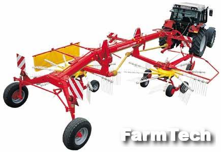 Валкообразователь двухроторный с боковой укладкой валка Pottinger EuroTop 801 A multitast