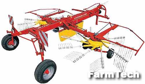 Валкообразователь двухроторный с центральной укладкой валка Pottinger EuroTop 771 A