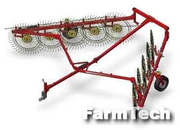 Грабли колесно-пальцевые Tonutti Raptor Raptor V10-4GW