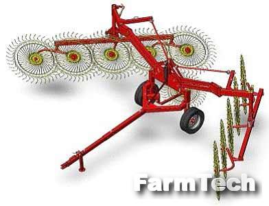 Грабли прицепные колесно-пальцевые Tonutti Eagle