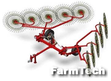 Грабли прицепные колесно-пальцевые Tonutti RCS RCS 8