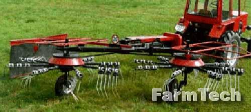 Грабли ротационные прицепные универсальные Тульский комбайновый завод ПН-610 "Простор"