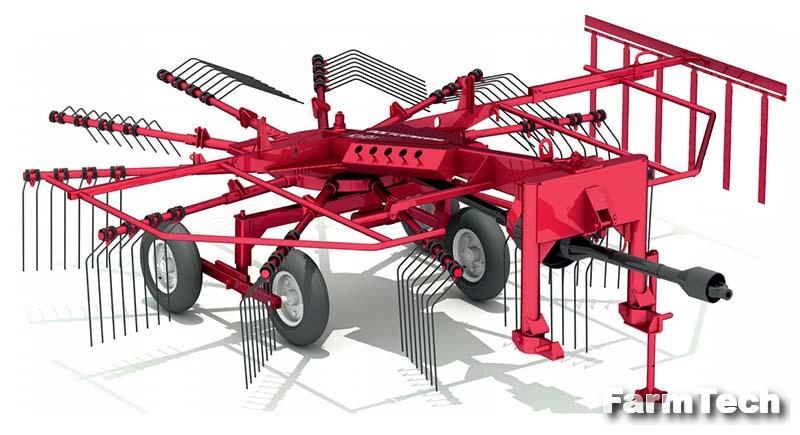Грабли роторные навесные Клевер Kolibri ГРН-350