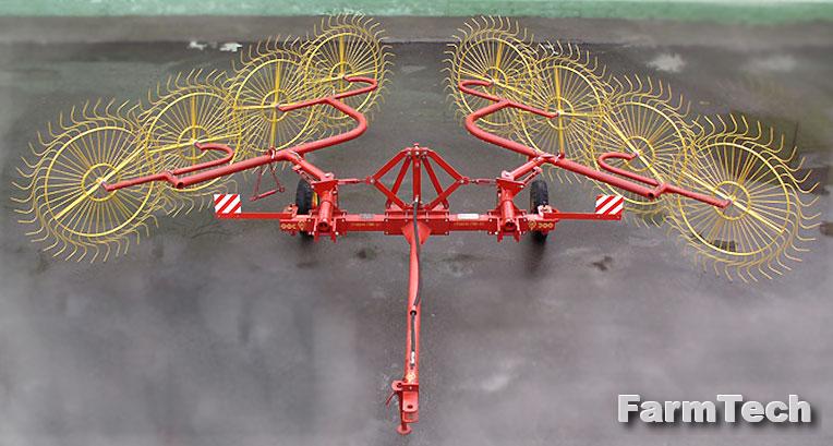 Грабли-ворошилки валкообразователи ФКУ ИК-2 Катюша ГВН-4.0Г