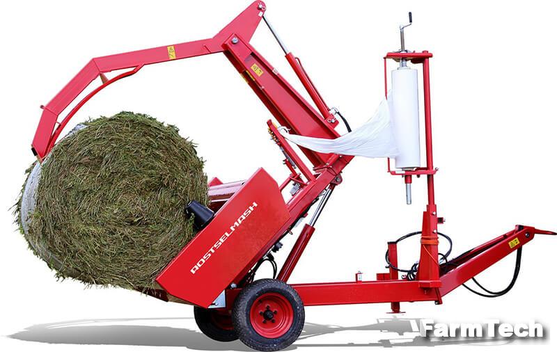 Обмотчик рулонов самозагрузочный Клевер ОРС-1200