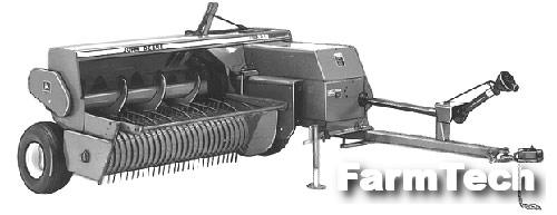 Подборщик для небольших полей John Deere 328