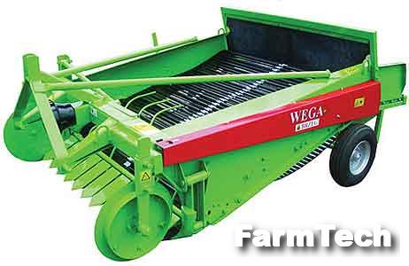 Копатель двухрядный для картофеля и овощей UNIA Wega 1600