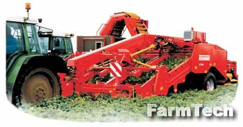 Копатель картофеля четырехрядный прицепной Grimme GV 3000