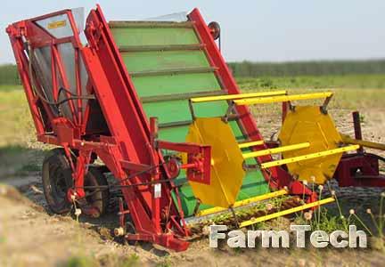 Машина для уборки цветоносов чеснока Техмаш МУЦ-1,4