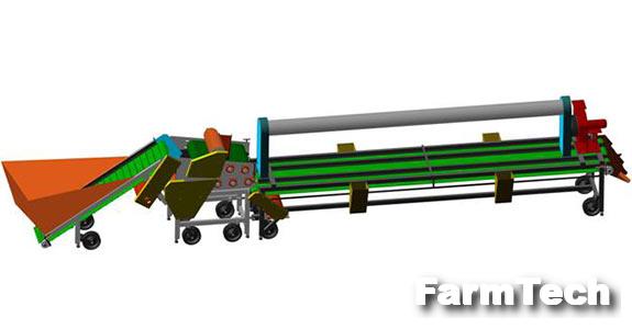 Линия для дробления и калибровки чеснока Техмаш