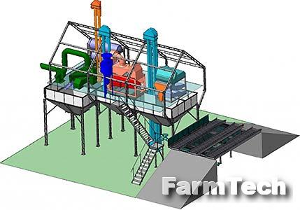 Агрегат зерноочистительный универсальный Зерноочистка ЗАВ-40