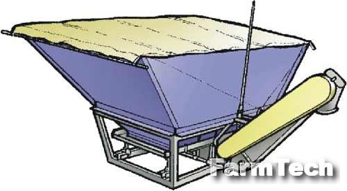Бункер механизированный Зерноочистка ЗИ-10000