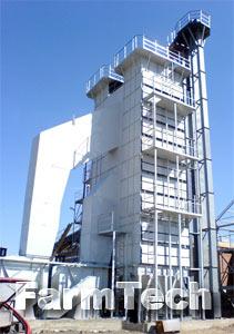 Зерносушилка шахтного типа ОКБ по теплогенераторам СП-50