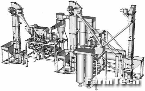 Линия очистки элитных семян Агропромспецдеталь Линия 3