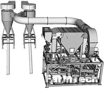Машина предварительной очистки зерна Агропромспецдеталь МПО-50-НС