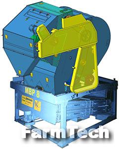 Машина предварительной очистки с решетным очистителем Зерноочистка МПР-50С
