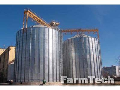Силос металлический вентилируемый унифицированный Бобруйскагромаш СМВУ-165.07