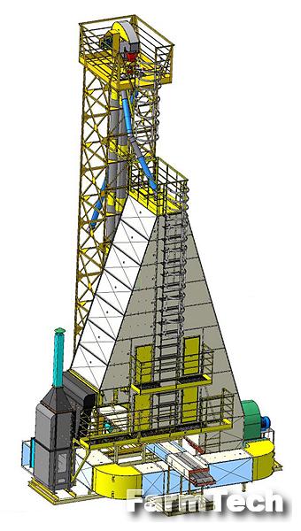 Сушилка зерновая шахтная наборная Брестсельмаш СЗШН-5-ТЦ