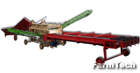 Пунк передвижной картофелесортировочный со спиральным калибратором АгроИдея ПКСП-25-1