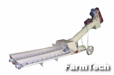 Конвейер винтовой разгрузчик ж/д вагонов Ивантеевский Элеватормельмаш У9-РХ-61